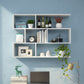 Floating Wall Mounted Shelf Bookcase Soild Wood Book Shelf for Study Room
