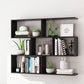 Floating Wall Mounted Shelf Bookcase Soild Wood Book Shelf for Study Room