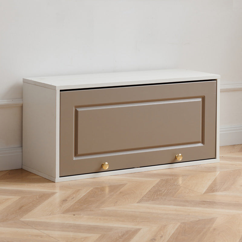 Urban Closed Back Standard Wood Shelf Bookcase for Living Room