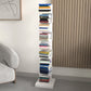 13.8" Wide Corner Shelf Bookcase Modern Metal Bookcase Multi Tiers Closed Back