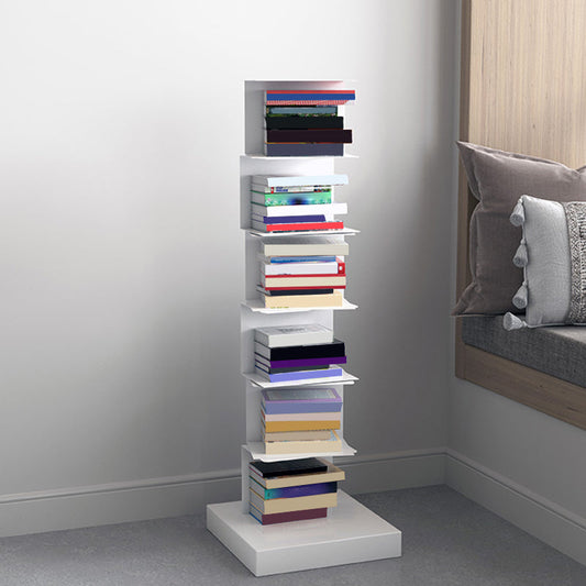 13.8 "brede hoekplank BOEKCAST MODERNE METAL BOEKAST Multi -lagen gesloten terug