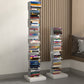 13.8" Wide Corner Shelf Bookcase Modern Metal Bookcase Multi Tiers Closed Back