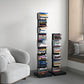 13.8" Wide Corner Shelf Bookcase Modern Metal Bookcase Multi Tiers Closed Back