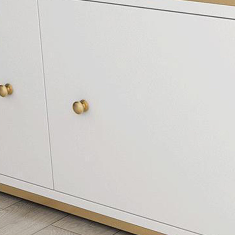 Modern Metal Bookcase Standard Bookshelf With Doors 76.7" H x 11.8" W Clearhalo 'Bookcases' 'furn' 'furn_bookcases' 'Furniture' 'Office Furniture' 5623874