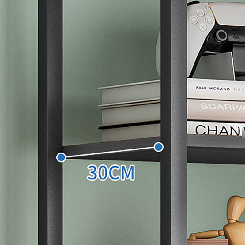 Modern Steel Bookcase Rectangular Shelves 71"H X 12" W Bookshelf for Office Clearhalo 'Bookcases' 'furn' 'furn_bookcases' 'Furniture' 'Office Furniture' 5623892