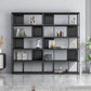 Modern Steel Bookcase Rectangular Shelves 71"H X 12" W Bookshelf for Office Clearhalo 'Bookcases' 'furn' 'furn_bookcases' 'Furniture' 'Office Furniture' 5623899