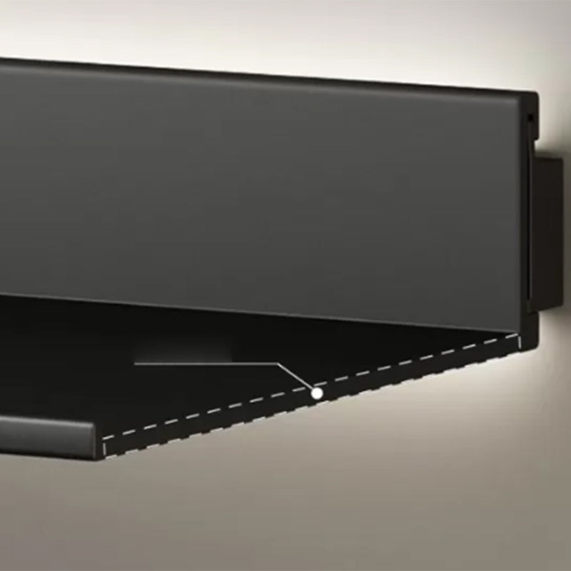 Bibliothèque à dos fermé moderne étagère murale en métal pour le bureau à domicile