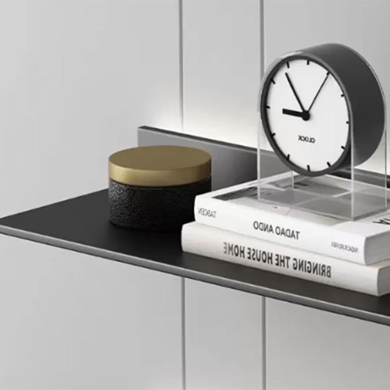 Bibliothèque à dos fermé moderne étagère murale en métal pour le bureau à domicile