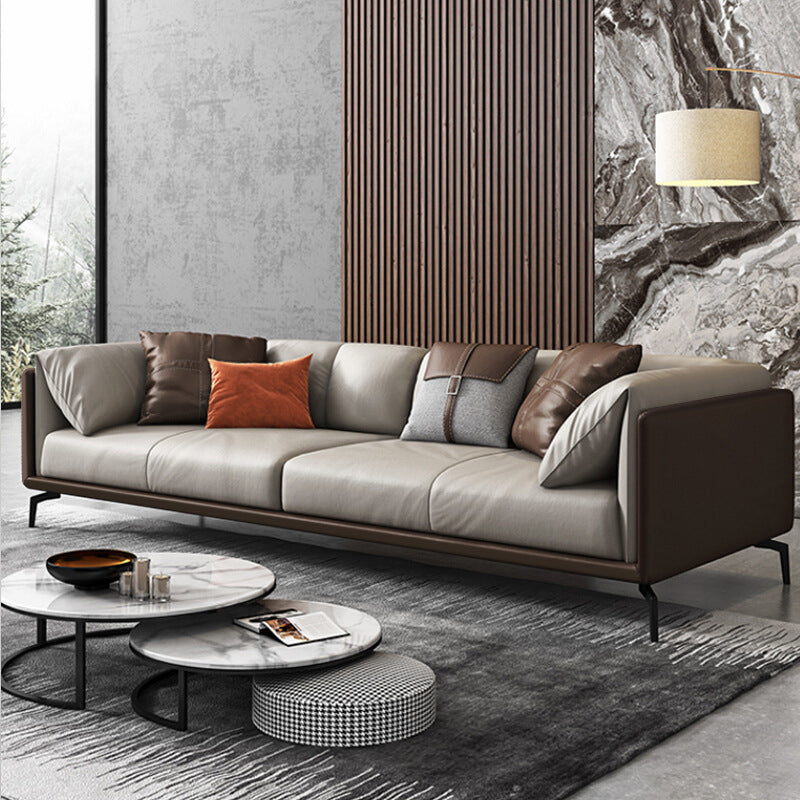 Divano cuscinetti moderni da 33,5 "divano braccio smoking per soggiorno