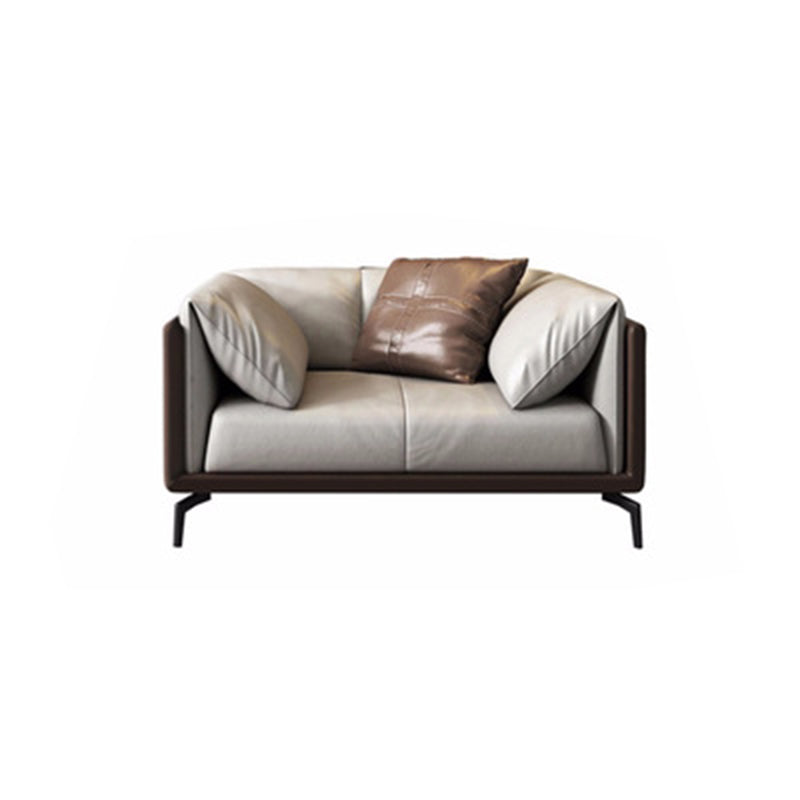 Divano cuscinetti moderni da 33,5 "divano braccio smoking per soggiorno