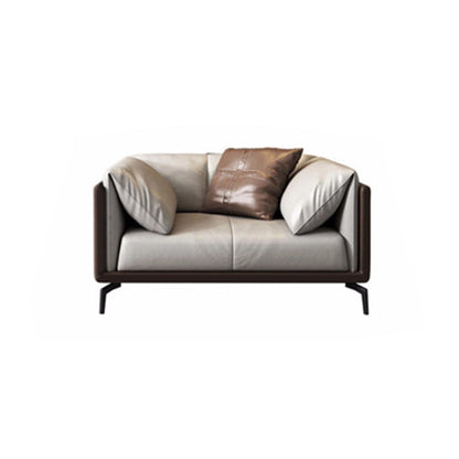 Divano cuscinetti moderni da 33,5 "divano braccio smoking per soggiorno