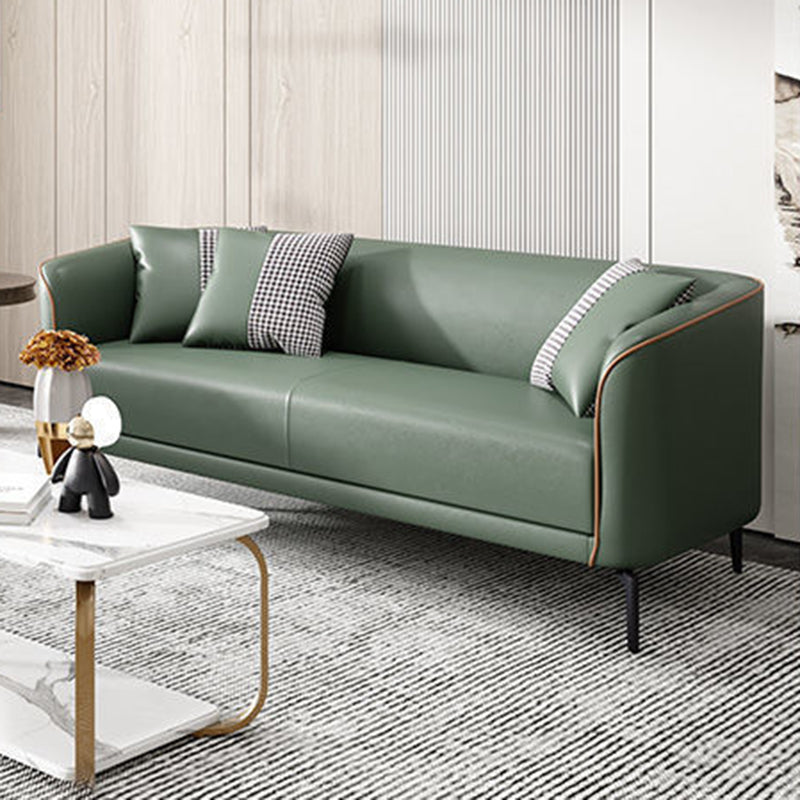 25.98 "幅のタキシードアームソファ染色耐性ソファ2枕付き