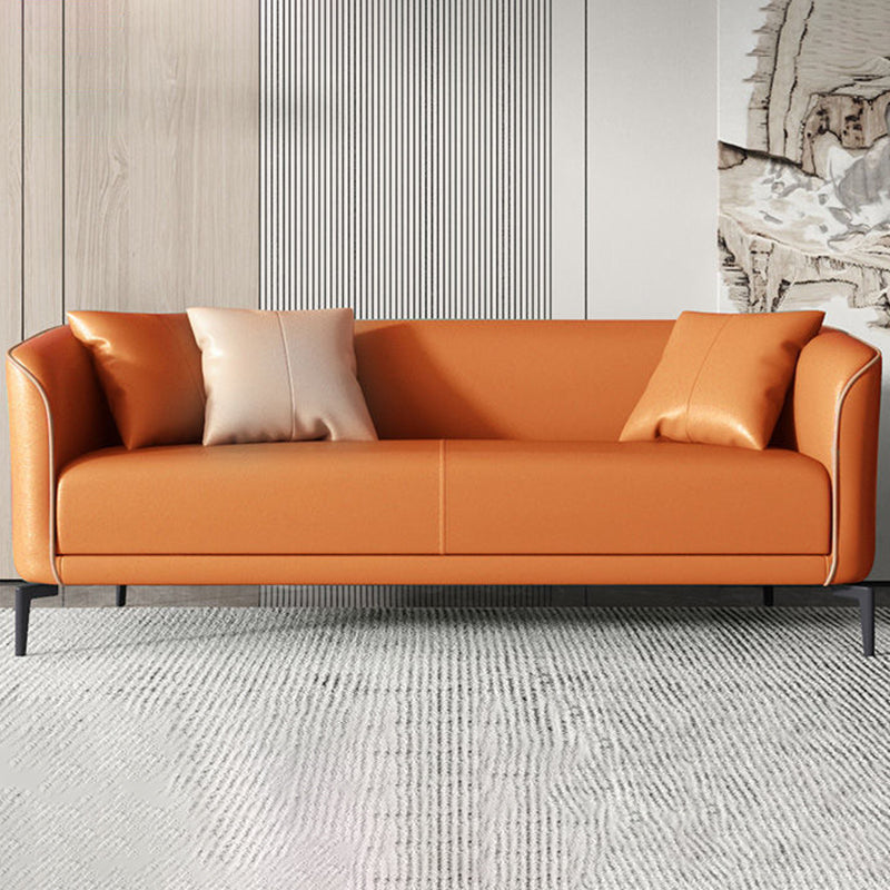 25.98 "幅のタキシードアームソファ染色耐性ソファ2枕付き