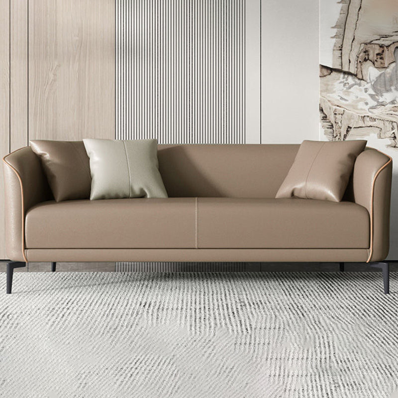 25.98 "幅のタキシードアームソファ染色耐性ソファ2枕付き