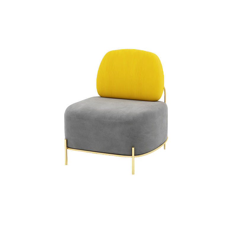 Divano senza braccio contemporaneo con schiena stretta per divano appartamento