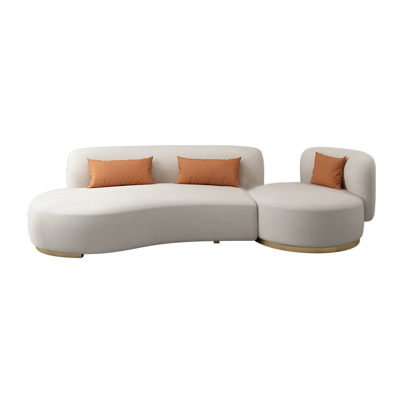 Contemporary 33.5" H Faux Leather Armless Sofa For Living Room