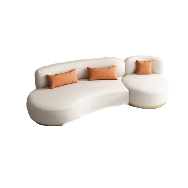 Contemporary 33.5" H Faux Leather Armless Sofa For Living Room