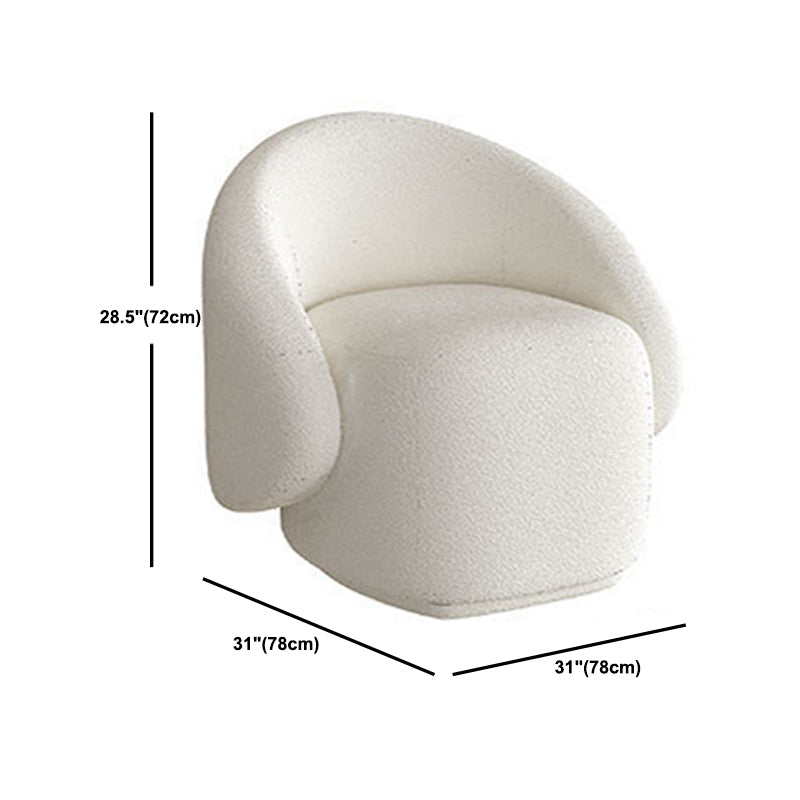 Contemporary Curved Sofa in Beige for Apartment 28.35" High Sofa Clearhalo 'furn' 'furn_sofas' 'Furniture' 'Living Room Furniture' 'Sofa' 'sofas' 5628574