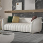 22.83" Wide Tuxedo Arm Sofa White Standard Sofa for Living Room Clearhalo 'furn' 'furn_sofas' 'Furniture' 'Living Room Furniture' 'Sofa' 'sofas' 5628578