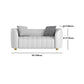 22.83" Wide Tuxedo Arm Sofa White Standard Sofa for Living Room Clearhalo 'furn' 'furn_sofas' 'Furniture' 'Living Room Furniture' 'Sofa' 'sofas' 5628591