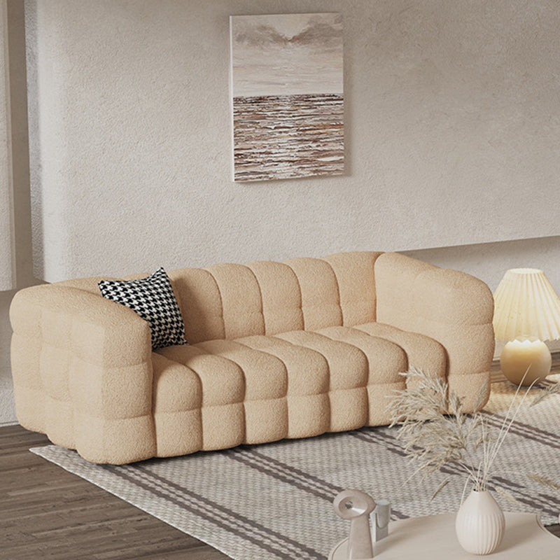 モダン29.5 "高さタキシードアームビスケットリビングルーム用バックソファ