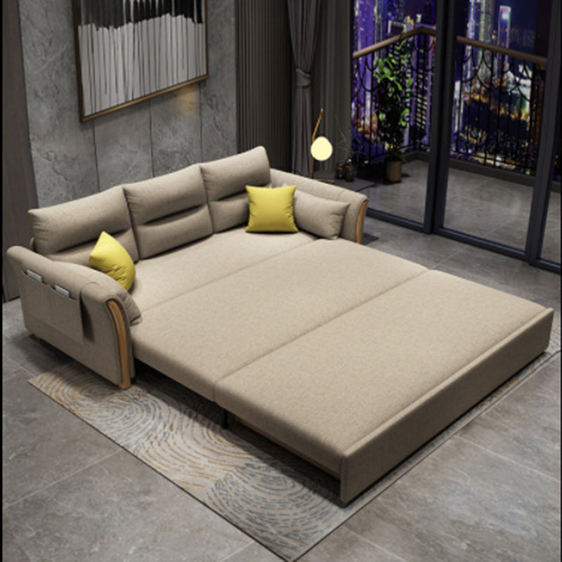 アパート用の保管装置付きソファベッドの現代枕バックソファベッド