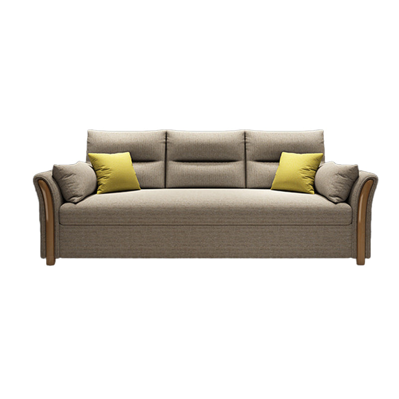 アパート用の保管装置付きソファベッドの現代枕バックソファベッド