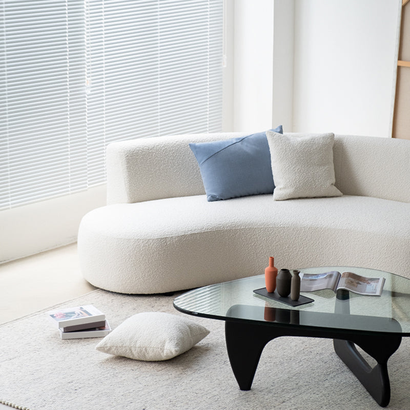 Contemporaneo 27,5 "H lana 2-3 divano senza braccio di mare per soggiorno