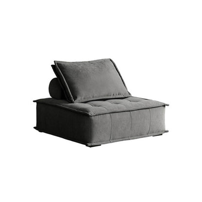 Divano in stoffa agnello/smerigliamento in stile moderno senza bracciolo e senza cuscino