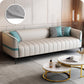 Contemporain 25,6 "H Faux Tuxedo bras SOFA pour le salon