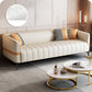 Contemporain 25,6 "H Faux Tuxedo bras SOFA pour le salon