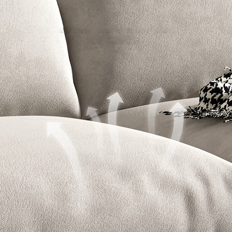 Divano con le braccia quadrate con braccia quadrate per soggiorno.