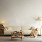 Modern White Upholstery with Built-in Armrest and Cushioned Suede Back
