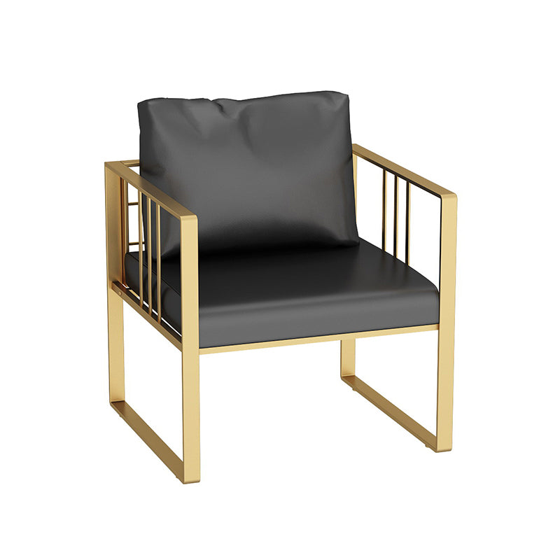 25,59 "H faux cuir carré canapé de bras carré contemporain canapé standard