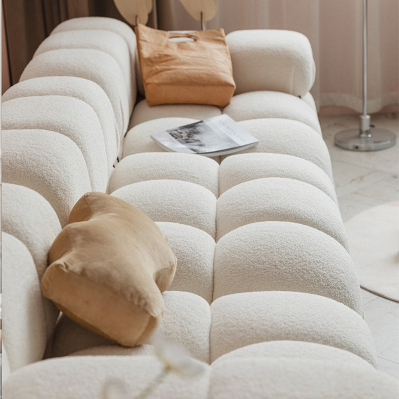 Modern Style Sofa Low Back Padded with Sponge Cushions Sofa Bed Clearhalo 'furn' 'furn_sofas' 'Furniture' 'Living Room Furniture' 'Sofa' 'sofas' 5628907