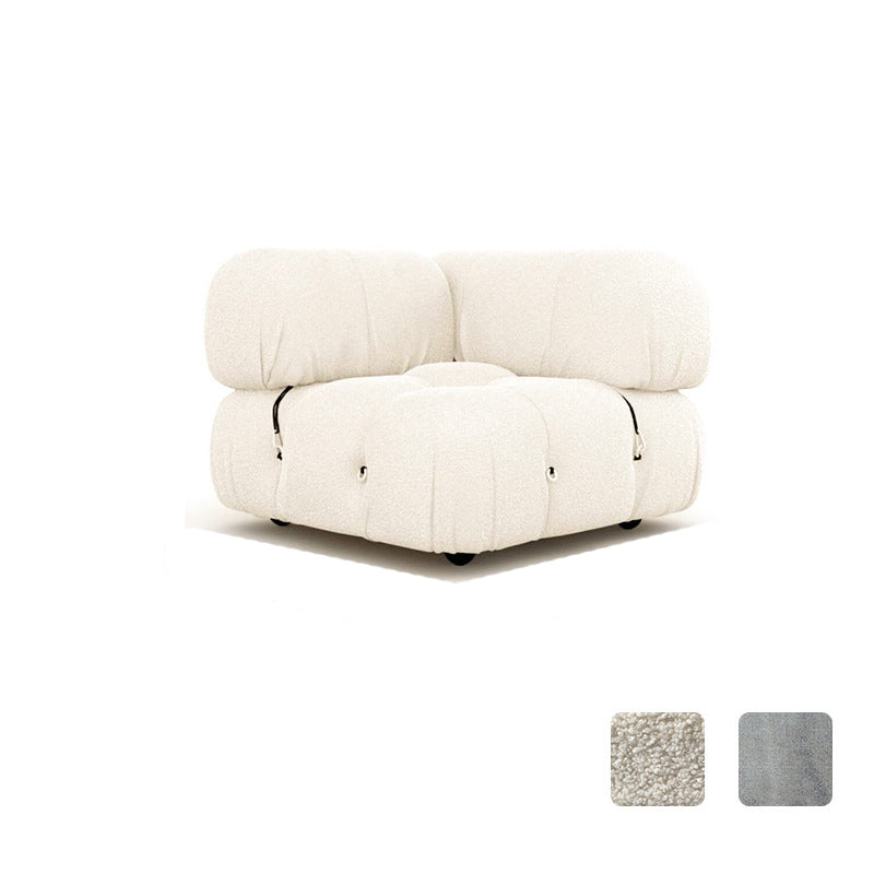 Modern Style Sofa Low Back Padded with Sponge Cushions Sofa Bed 35"L x 35"W x 26"H Pillow Top Arm Clearhalo 'furn' 'furn_sofas' 'Furniture' 'Living Room Furniture' 'Sofa' 'sofas' 5628908