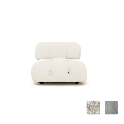 Modern Style Sofa Low Back Padded with Sponge Cushions Sofa Bed 35"L x 35"W x 26"H Armless Clearhalo 'furn' 'furn_sofas' 'Furniture' 'Living Room Furniture' 'Sofa' 'sofas' 5628910