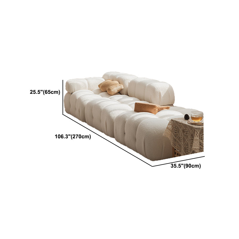 Modern Style Sofa Low Back Padded with Sponge Cushions Sofa Bed Clearhalo 'furn' 'furn_sofas' 'Furniture' 'Living Room Furniture' 'Sofa' 'sofas' 5628913
