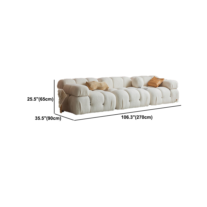 Modern Style Sofa Low Back Padded with Sponge Cushions Sofa Bed Clearhalo 'furn' 'furn_sofas' 'Furniture' 'Living Room Furniture' 'Sofa' 'sofas' 5628914