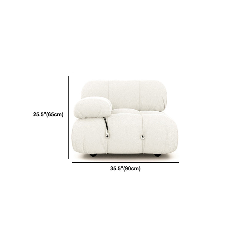 Modern Style Sofa Low Back Padded with Sponge Cushions Sofa Bed Clearhalo 'furn' 'furn_sofas' 'Furniture' 'Living Room Furniture' 'Sofa' 'sofas' 5628916