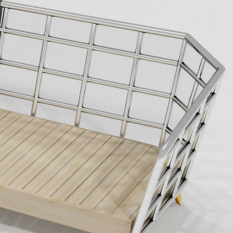 Divano e chaise in tessuto in stile moderno 141,73 "W quadrato sezionale