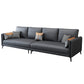 Living Room Sectionals 35" Faux leather Sectional Sofa,Contemporary