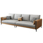 Living Room Sectionals 35" Faux leather Sectional Sofa,Contemporary