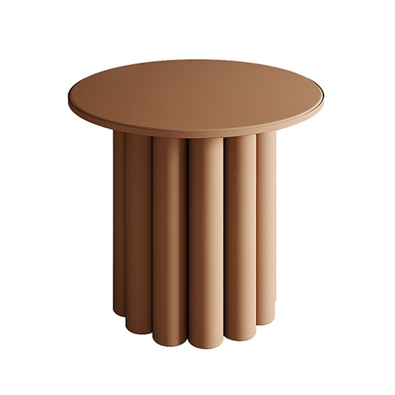 Tavolino da tavolino in legno rotondo scandinavo Tavolo da cocktail