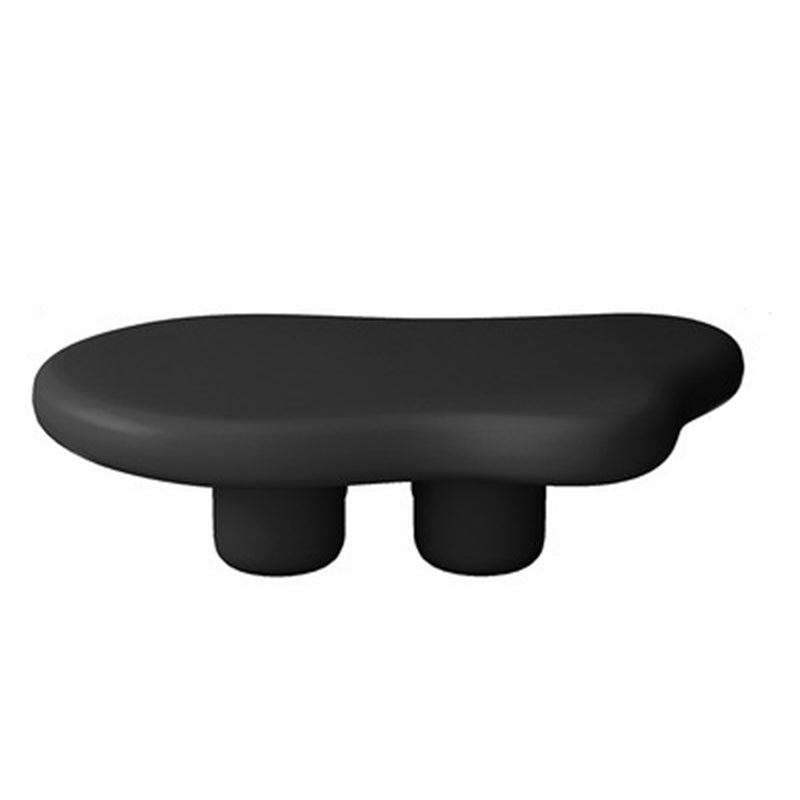 Solid Wood 4 Legs Coffee Table Minimalist Modern Coffee Table 39"L x 28"W x 12"H Black Clearhalo 'Coffee & Accent Tables' 'Coffee Tables' 'coffee_tables' 'furn' 'furn_coffee_tables' 'Furniture' 'Living Room Furniture' 5629486