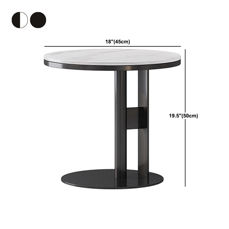 19,6 "Talta top -late della tavola di ferro in arde ardeggio rotondo alto tavolo astratto