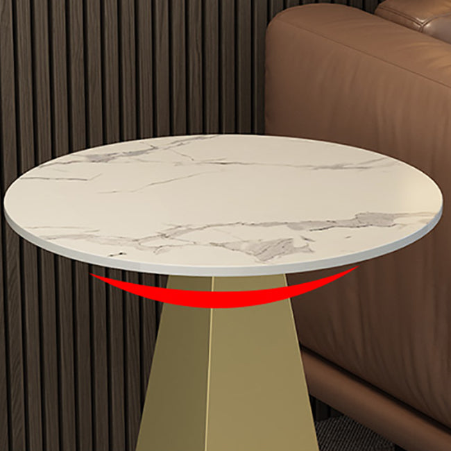 Tavolino rotondo moderno da 19.6 "/23.6"