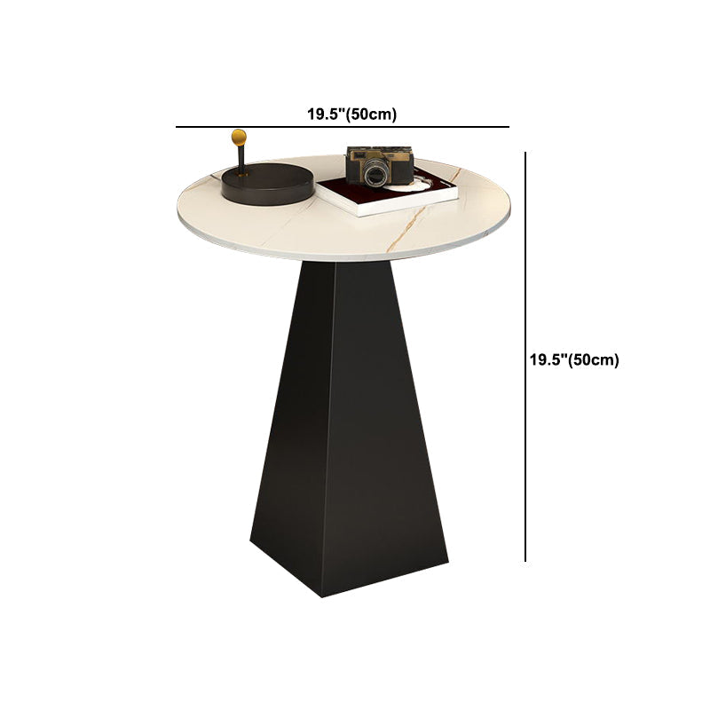 Tavolino rotondo moderno da 19.6 "/23.6"