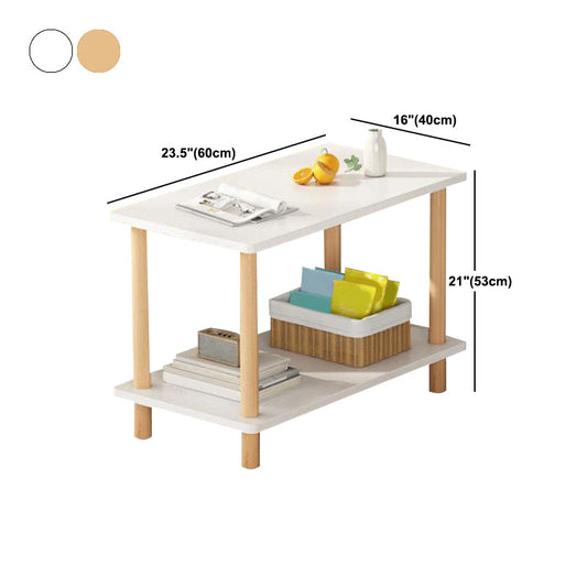 Tavolo rettangolare del tavolo rettangolare moderno a 4 gambe in legno a 4 gambe con conservazione