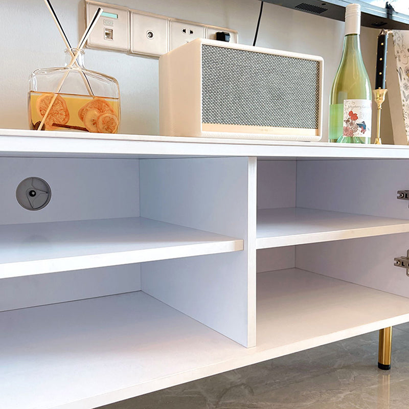 Sintered Stone Enclosed TV Storage Luxury TV Cabinet with Splayed Legs Clearhalo 'furn' 'furn_tv_stands_entertainment_centers' 'Furniture' 'Living Room Furniture' 'TV Stands & Entertainment Centers' 'TV Stands & Media Storage Furniture' 'tv_stands_entertainment_centers' 5630522